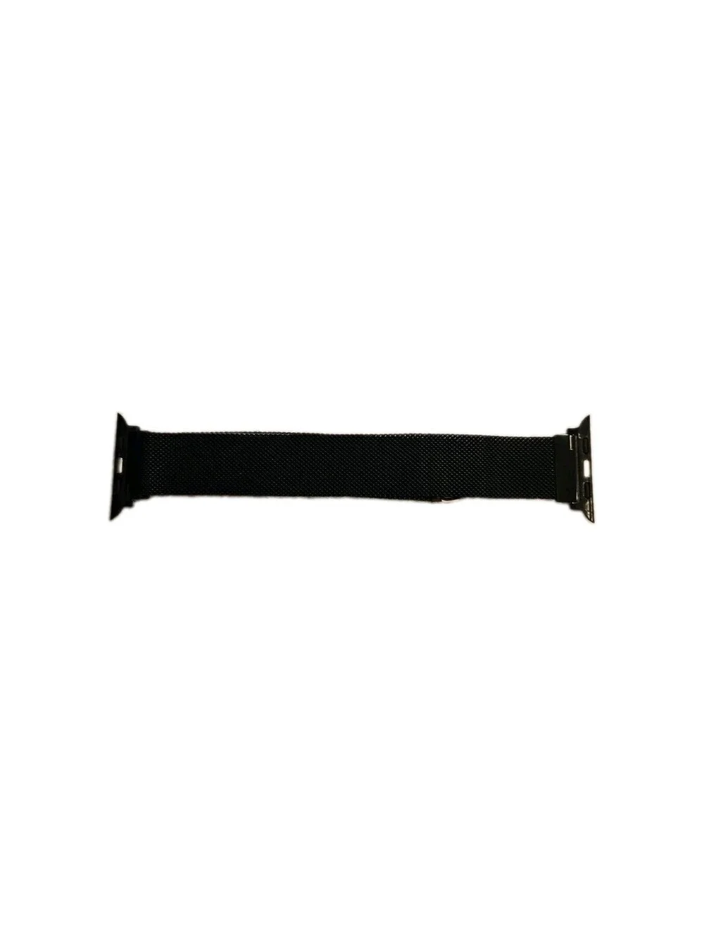 Black Milanese Mesh Magnetic Band Fits Apple Watch 42mm 44mm 45mm...